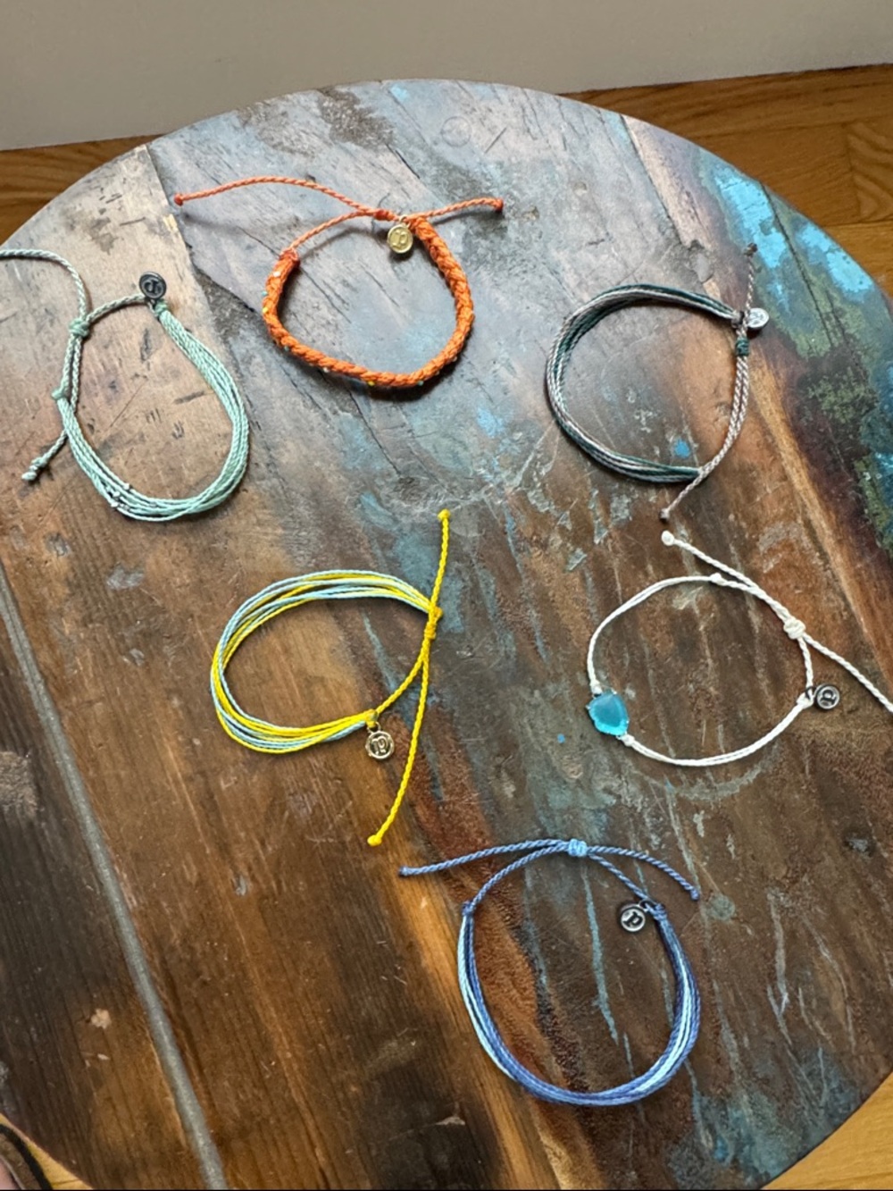 Pura Vida Multicolor String Bracelets - Set of 6